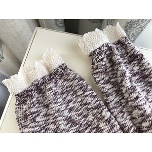 Aerie, footless, thigh high sweater socks